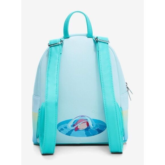 Loungefly Studio Ghibli Ponyo Boat Scene Mini Backpack - Picture 5 of 6